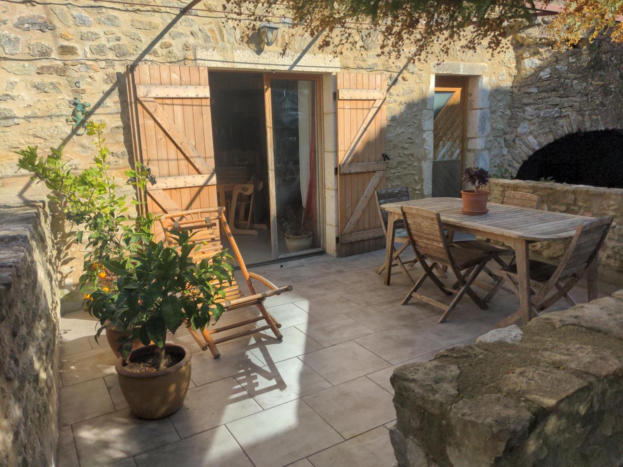 Gite Les Tilleuls Villa Saint-Montan Bagian luar foto